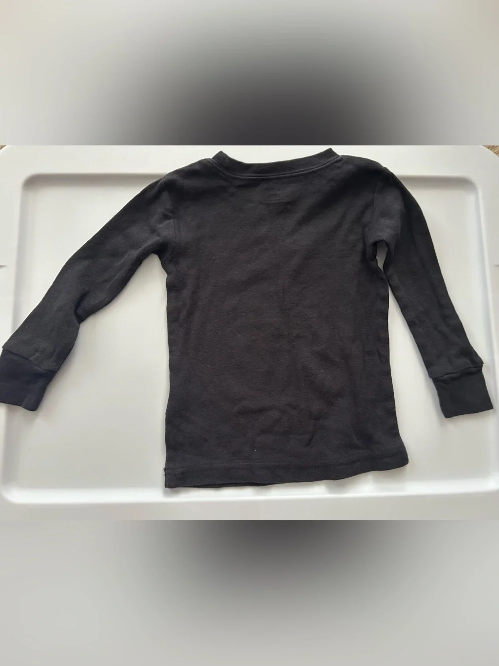 Carter's Toddler Halloween Skeleton Long Sleeve Shirt Black 18M